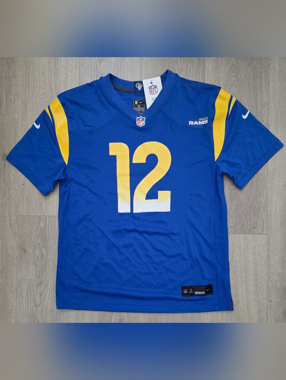 Nike NFL Los Angeles Rams Puka Nacua #12 Game Jersey Youth Sz XL NWT MSRP $100🏈